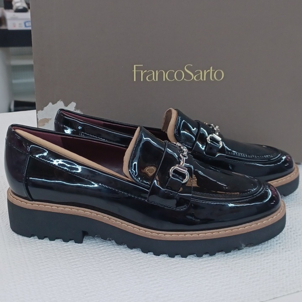 Franco Sarto Collette Patent Loafer NIB